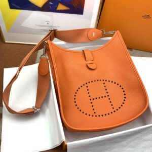 hm0458 Hermes Evelyne Shoulder Bag Orange