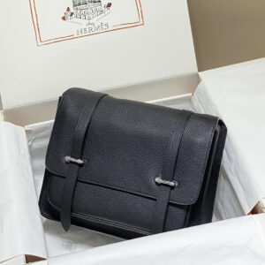 hm0492 Hermes Evelyne Shoulder Bag Black