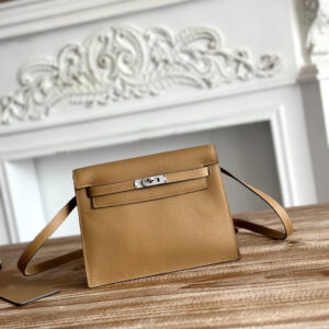 hm0498 Hermes Kelly Danse Shoulder Bag Silver Hardware