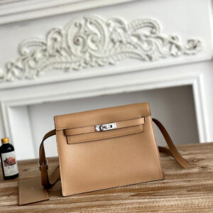 hm0499 Hermes Kelly Danse Shoulder Bag Silver Hardware