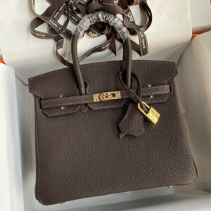 hm0532 Hermes Birkin Top Handle Bag Gold Hardware