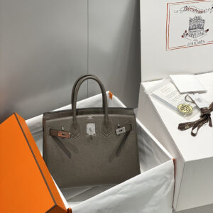 hm0544 Hermes Birkin Top Handle Bag Silver Hardware