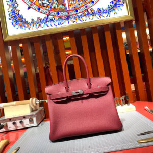 hm0597 Hermes Birkin Top Handle Bag Red