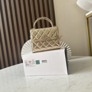 bag0310 Chanel Top Handle Gold