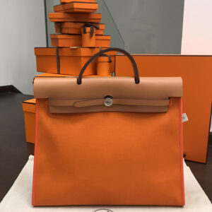 hm0662 Hermes Herbag Top Handle Bag Orange