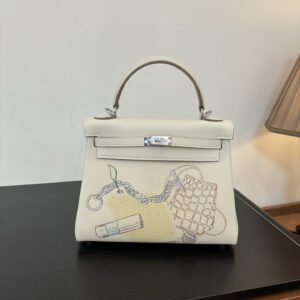 hm0812 Hermes Kelly Top Handle Bag