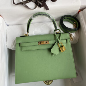 hm0833 Hermes Kelly Top Handle Bag Gold Hardware