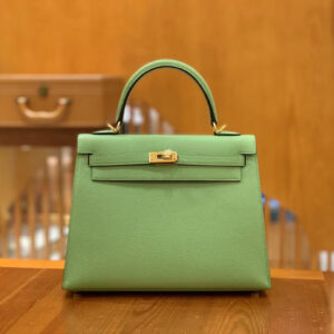hm0837 Hermes Kelly Top Handle Bag Silver Hardware