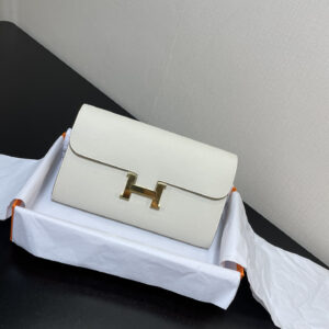 hm0859 Hermes Kelly Top Handle Bag Milkshake White White Gold Hardware