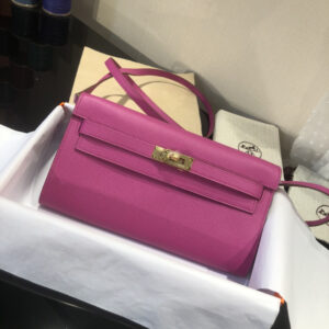 hm0877 Hermes Kelly Top Handle Bag Pink