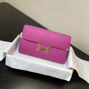 hm0878 Hermes Kelly Top Handle Bag Pink Rose Gold Hardware