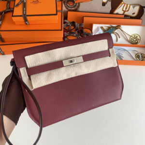 hm0885 Hermes Kelly Top Handle Bag Red