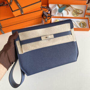 hm0893 Hermes Kelly Top Handle Bag Blue