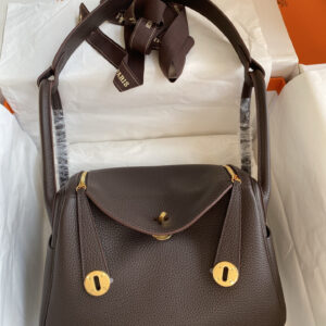 hm0919 Hermes Lindy Top Handle Bag Gold Hardware