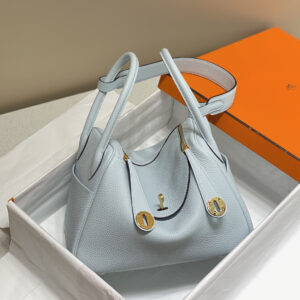 hm0931 Hermes Lindy Top Handle Bag Silver Hardware