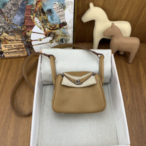 hm0935 Hermes Lindy Top Handle Bag Silver Hardware