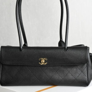 bag0344 Chanel Bag Small Black Gold Hardware