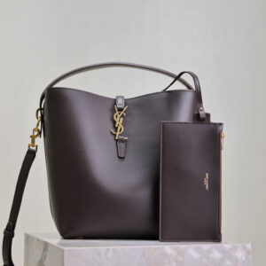 ysl0088 YSL 742828 Bucket Bag Brown