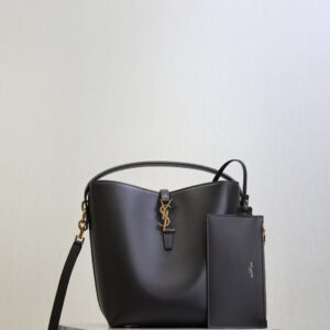ysl0091 YSL 742828 Bucket Bag Gray