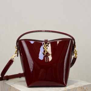ysl0112 YSL 749036 Bucket Bag Small Red
