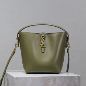 ysl0113 YSL 749036 Bucket Bag Small Green