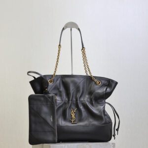 ysl0204 YSL JAMIE Bucket Bag Gray Gold Hardware