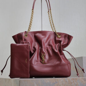 ysl0207 YSL JAMIE Bucket Bag Red Gold Hardware