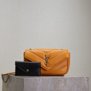 ysl0282 YSL LOULOU Card Holder Mini Yellow
