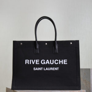 ysl0296 YSL RIVE GAUCHE Card Holder Black