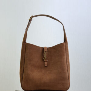 ysl0323 YSL 753837 Hobo Bag Large Caramel Gold Hardware