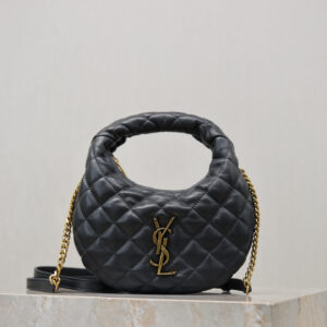 ysl0341 YSL 871329 Hobo Bag Mini Gray Gold Hardware