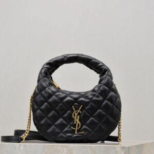 ysl0344 YSL 871329 Hobo Bag Mini Black Gold Hardware