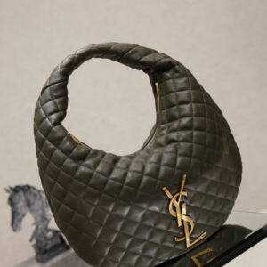 ysl0363 YSL ICARE Hobo Bag Green