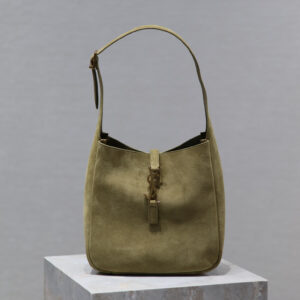 ysl0398 YSL LE 5A7 Hobo Bag Army Green