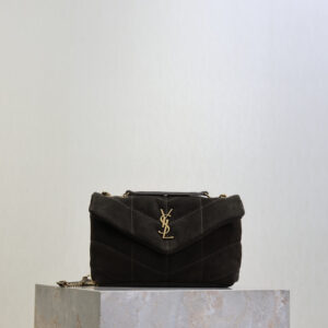 ysl0416 YSL LOULOU Hobo Bag Mini Gold Hardware