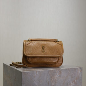 ysl0432 YSL NIKI Hobo Bag Mini Gold Hardware