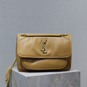 ysl0451 YSL NIKI Hobo Bag Yellow Gold Hardware