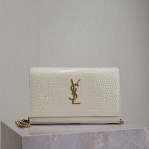 ysl0522 YSL CASSANDRE Shoulder Bag White Gold Hardware