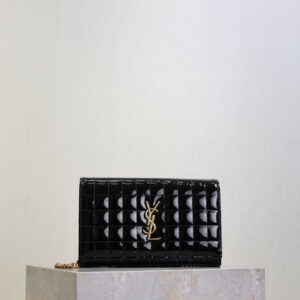 ysl0524 YSL CASSANDRE Shoulder Bag Black
