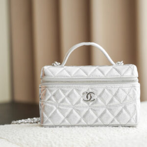 bag0399 Chanel Vanity Silver