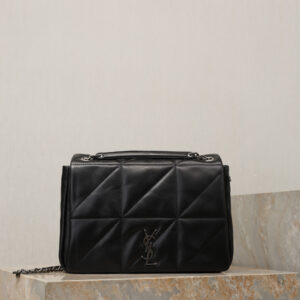 ysl0575 YSL JAMIE Shoulder Bag Black Silver Hardware
