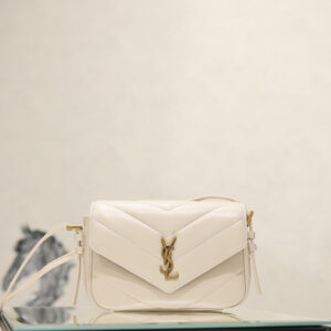 ysl0578 YSL LOULOU Shoulder Bag Gold Hardware