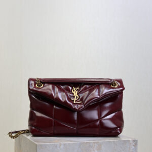 ysl0599 YSL LOULOU Shoulder Bag Gold Hardware