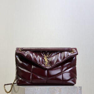 ysl0611 YSL LOULOU Shoulder Bag Gold Hardware