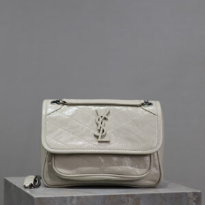 ysl0654 YSL NIKI Shoulder Bag Cream White