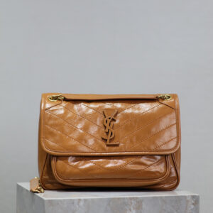ysl0661 YSL NIKI Shoulder Bag Medium Yellow Gold Hardware