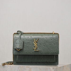 ysl0668 YSL SUNSET Shoulder Bag Green