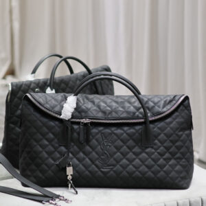 ysl0670 YSL 736009 Top Handle Bag Black Silver Hardware