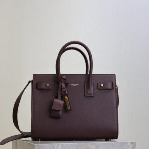 ysl0714 YSL SAC DE JOUR Top Handle Bag Gold Hardware