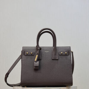 ysl0721 YSL SAC DE JOUR Top Handle Bag Gold Hardware